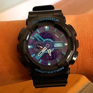 Casio G-SHOCK Black and Purple Limited